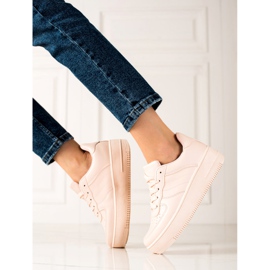 TRENDI Pink Classic Sneakers 1
