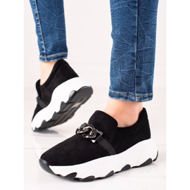 W. Potocki Potocki Suede Sneakers black 1