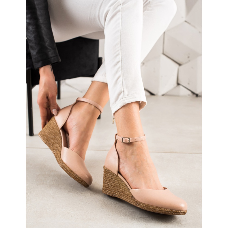 W. Potocki Sandals Pumps On Koturnie Potocki beige 1