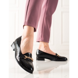 W. Potocki Elegant shoes with Potocki decoration black 1