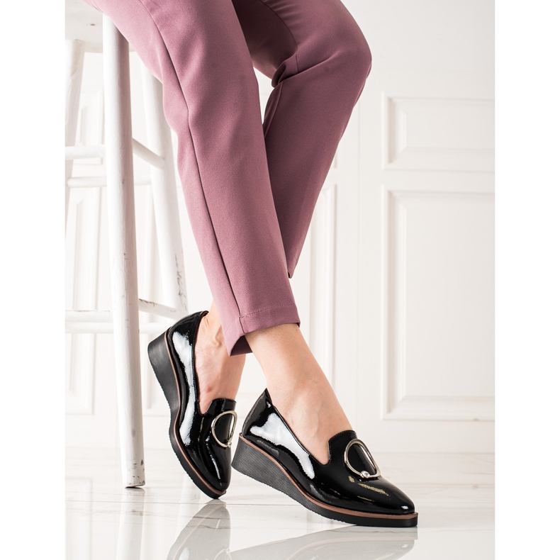 W. Potocki Lacquered shoes Potocki black 1