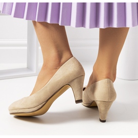 Beige Alves women's pumps 2