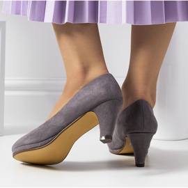 Graphite Alves women's pumps grey 1