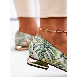 Women's Ballerinas Laura Messi Leather Green 2193 multicolored 1 Women's Ballerinas Laura Messi Leather Green 2193 multicolored 1