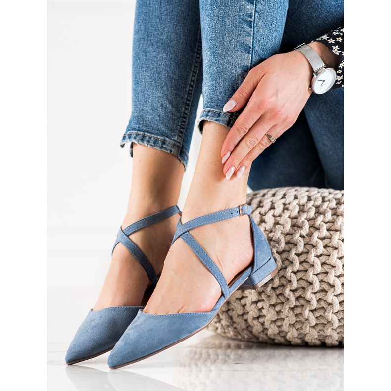 Sabatina Blue Pumps In Spitz 1