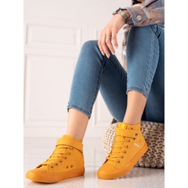 High Sneakers Big Star FF274581 yellow 2 High Sneakers Big Star FF274581 yellow 2