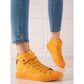 High Sneakers Big Star FF274581 yellow 1