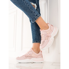 TRENDI Pink Fashion Sneakers 1 TRENDI Pink Fashion Sneakers 1