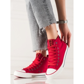 High Sneakers Big Star JJ274128 red 1
