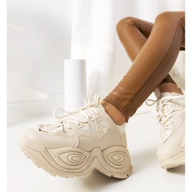 Beige women's Tammie sneakers 1