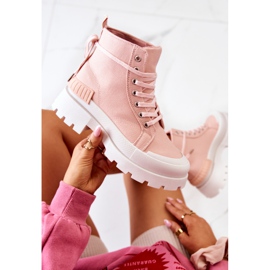 PS1 Faithfull Pink Tied Boots 1