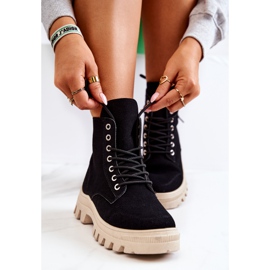 PS1 Suede Boots Tied Black Hurricane 1