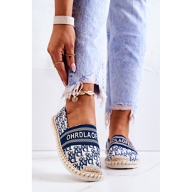 Classic Blue Warm Time Espadrilles white 2
