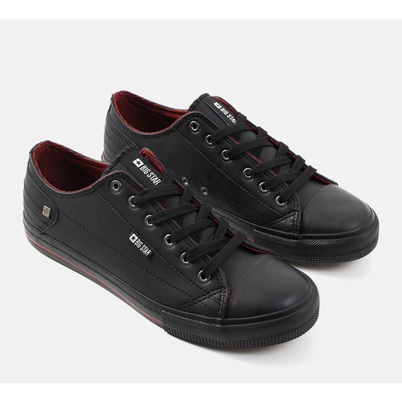 Big Star black men's sneakers DD174259 1 Big Star black men's sneakers DD174259 1