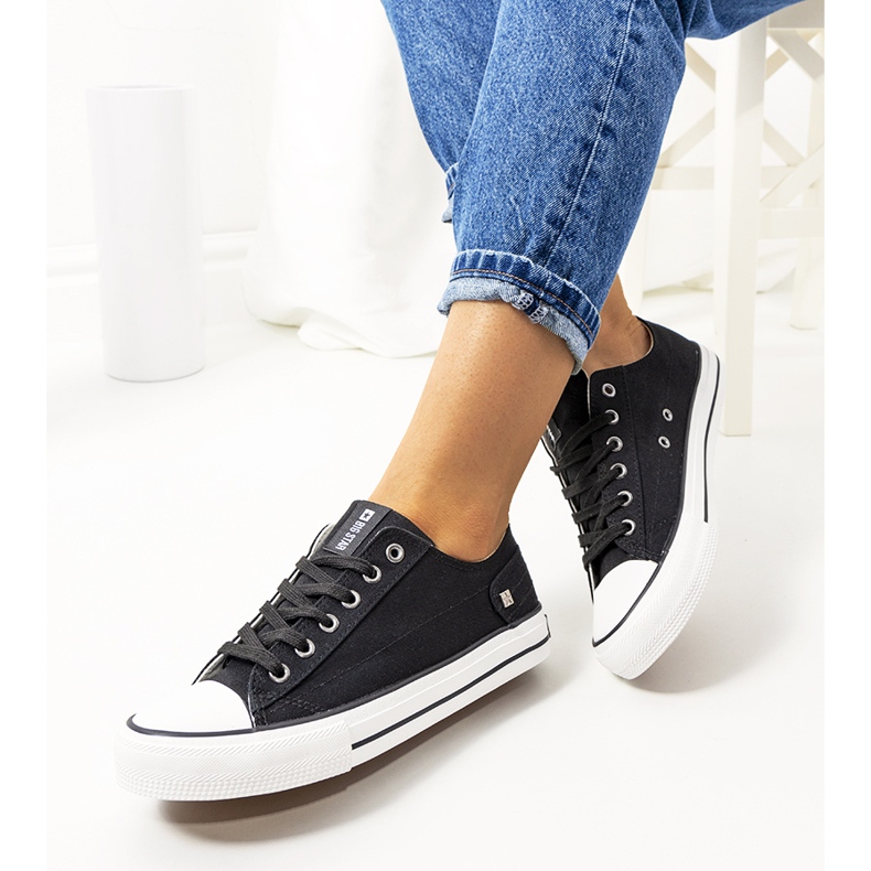Big Star Black classic sneakers DD274338 white 1 Big Star Black classic sneakers DD274338 white 1