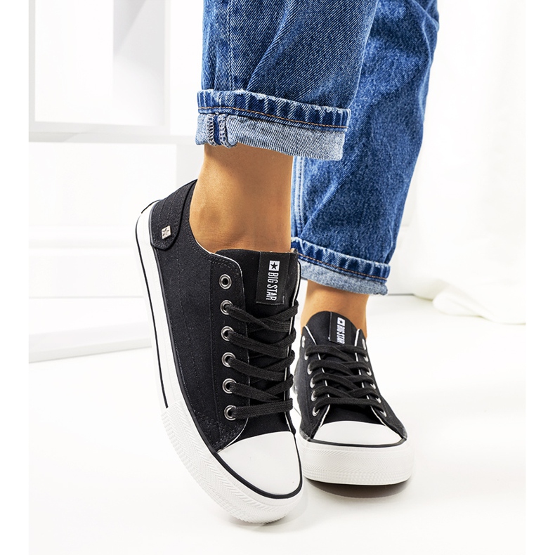 Big Star Black classic sneakers DD274338 white 2 Big Star Black classic sneakers DD274338 white 2