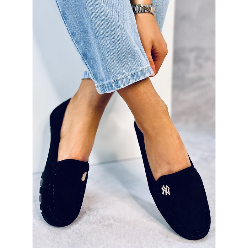 Women's Sekue Black loafers 1