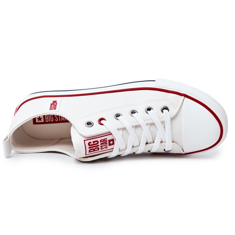 Men's Leather Sneakers Big Star JJ174069 White 2 Men's Leather Sneakers Big Star JJ174069 White 2