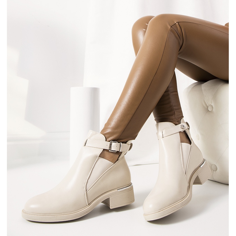 Beige boots for women Fern 1 Beige boots for women Fern 1