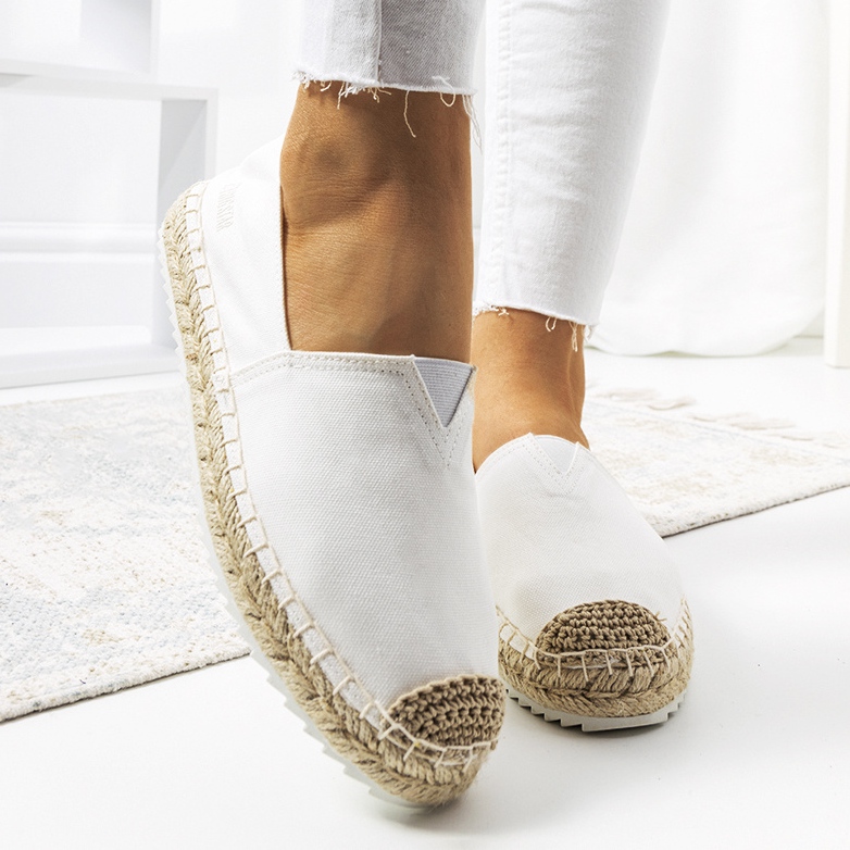 White espadrilles for women Big Star Luigi 1 White espadrilles for women Big Star Luigi 1