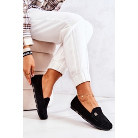 PS1 Women's Black Suede Loafers Madelyn 1 PS1 Women's Black Suede Loafers Madelyn 1