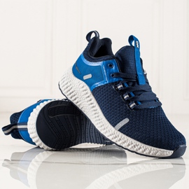 DK Fashionable Sports Shoes navy blue blue 2