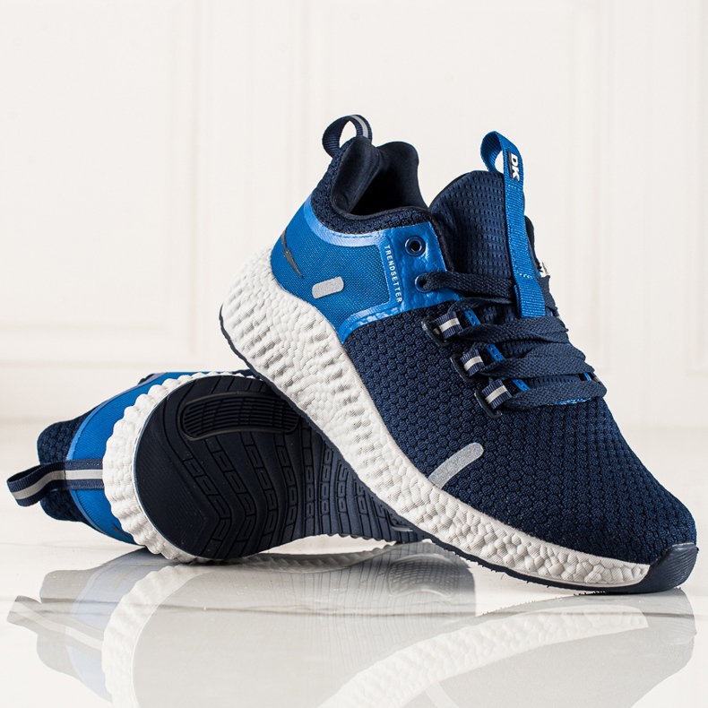DK Fashionable Sports Shoes navy blue blue 2