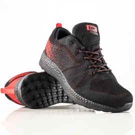 DK Black and red men's sneakers 1