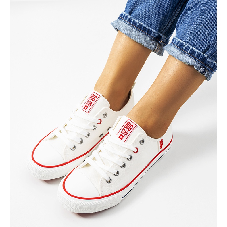 Classic white sneakers Big Star JJ274123 1
