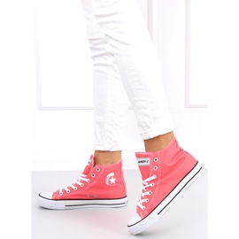 Ingi Silver Red ankle-high sneakers pink 1