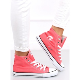 Ingi Silver Red ankle-high sneakers pink 2