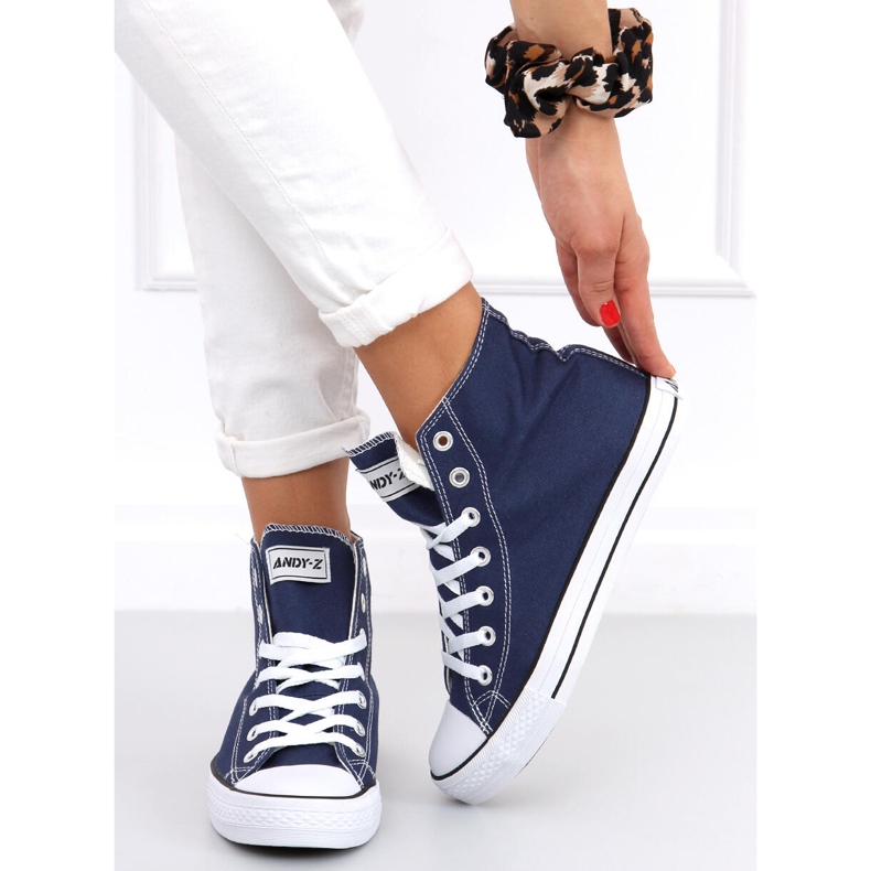 Ingi DK.BLUE high-top sneakers navy blue 2 Ingi DK.BLUE high-top sneakers navy blue 2