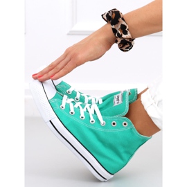 Inga L.GREEN ankle-high sneakers 1