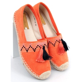 Boho espadrilles with Birna Orange fringes 2