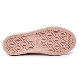 Leather Sneakers Big Star JJ374022 Nude pink 2