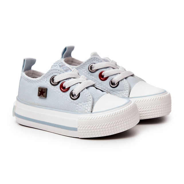Children's Classic Low Sneakers Big Star HH374198 Blue white 1