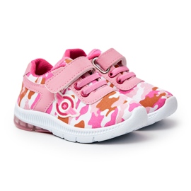 FR1 Children's Sport Shoes With Velcro Pink Bethy 1 FR1 Children's Sport Shoes With Velcro Pink Bethy 1