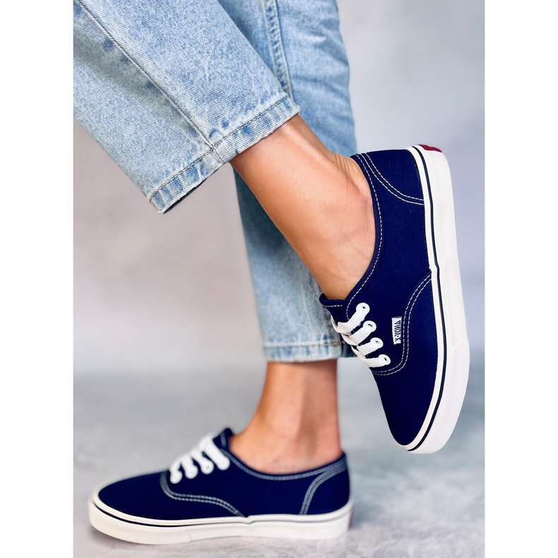 Women's Aura DK.BLUE sneakers navy blue 2