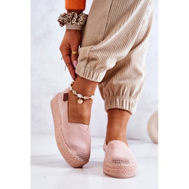 FB2 Slip-on Suede Espadrilles Pink Lesley 2