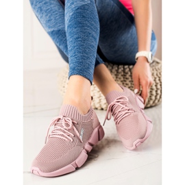 Women's Sneakers Big Star JJ274266 pink 2
