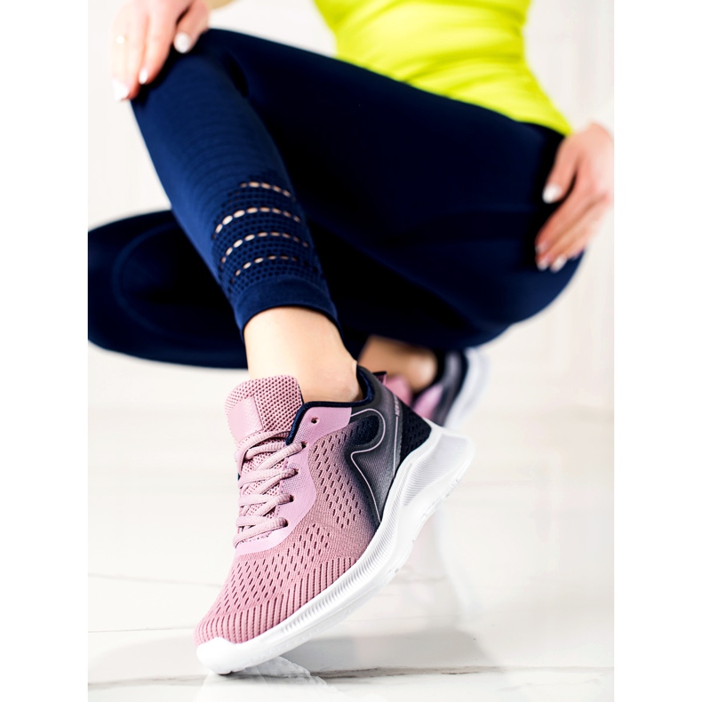 TRENDI Stylish sports sneakers violet pink 1