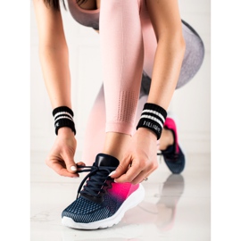 TRENDI Fashionable Sports Shoes navy blue blue pink 2 TRENDI Fashionable Sports Shoes navy blue blue pink 2