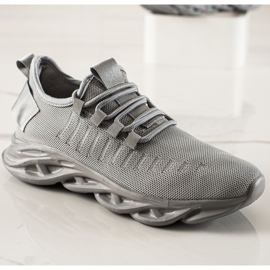 TRENDI Fashionable men's sports shoes grey 2 TRENDI Fashionable men's sports shoes grey 2