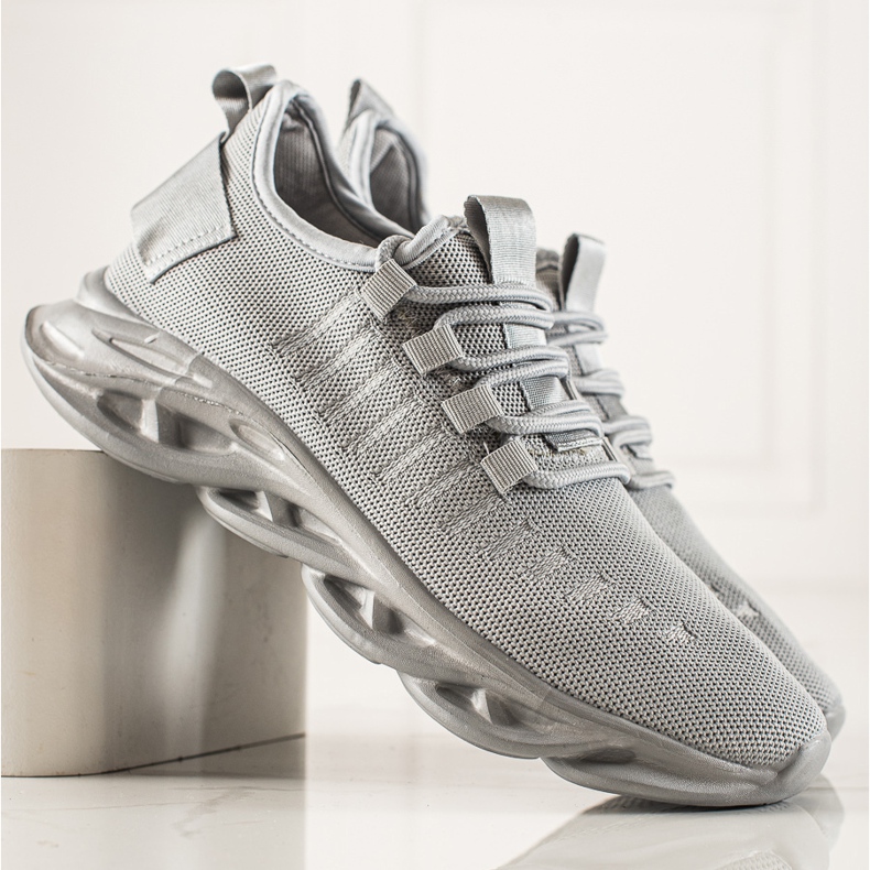 TRENDI Fashionable men's sports shoes grey 1 TRENDI Fashionable men's sports shoes grey 1