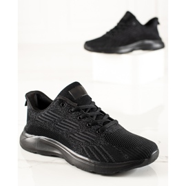 TRENDI Classic Black Sport Shoes 1