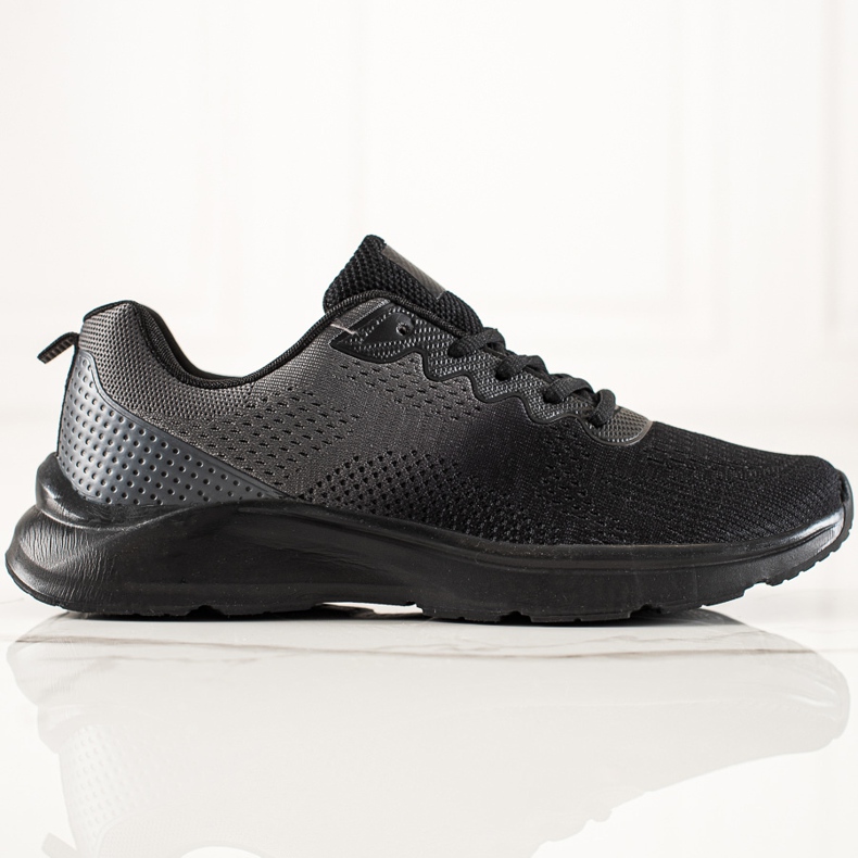 TRENDI Men's sports shoes black 2 TRENDI Men's sports shoes black 2