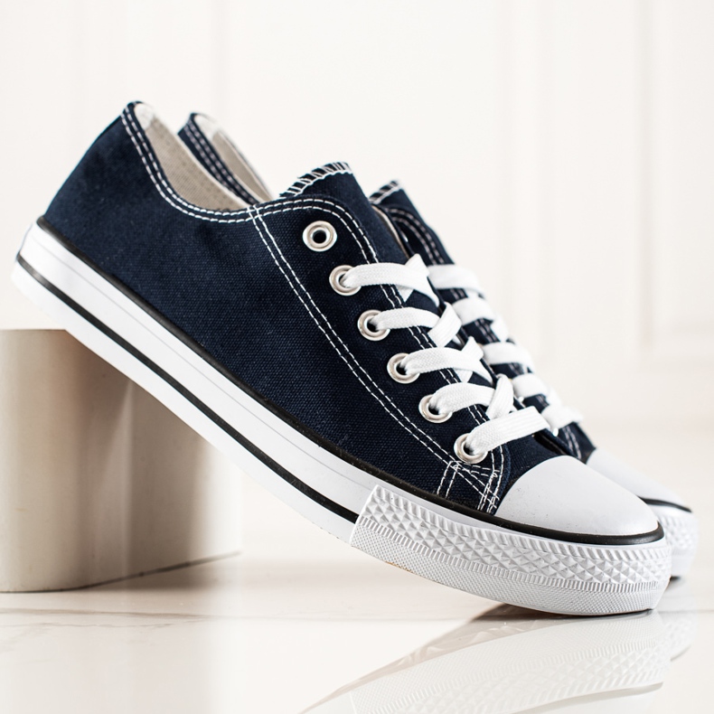 TRENDI Men's sneakers navy blue 1