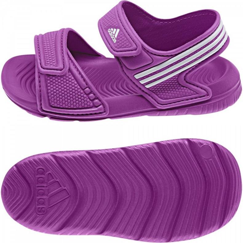 Adidas Akwah 9 Kids B40662 sandals violet blue 1 Adidas Akwah 9 Kids B40662 sandals violet blue 1
