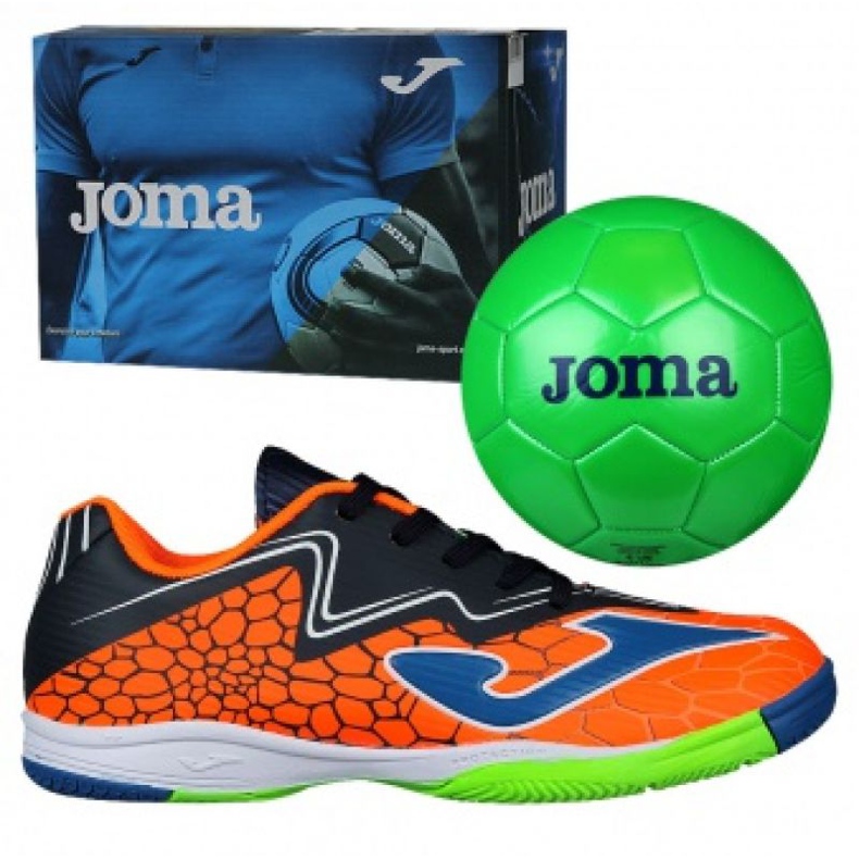 Indoor shoes Joma Super Copa In Jr SCJS.808.IN black blue orange green orange 1