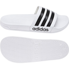 Adidas Adilette Shower AQ1702 slippers white black 1 Adidas Adilette Shower AQ1702 slippers white black 1